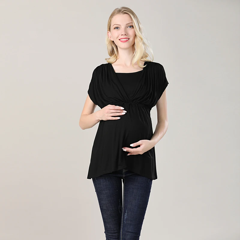 Otra vista de la camiseta de maternidad