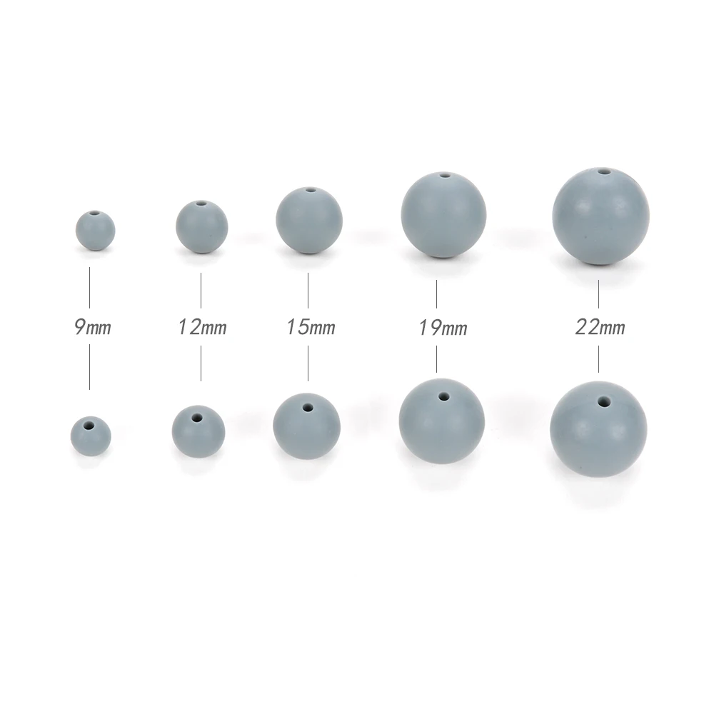 LOFCA cuentas silicona dentición - Collar mordedor sin BPA para bebé - imagen 5