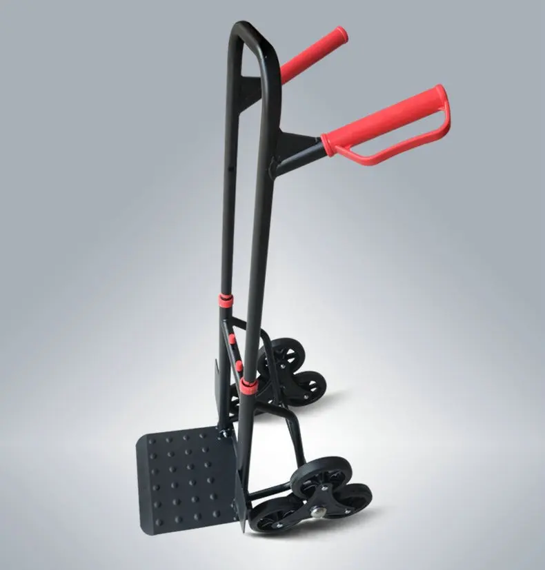 Carrito elevador para escaleras con mango telescópico