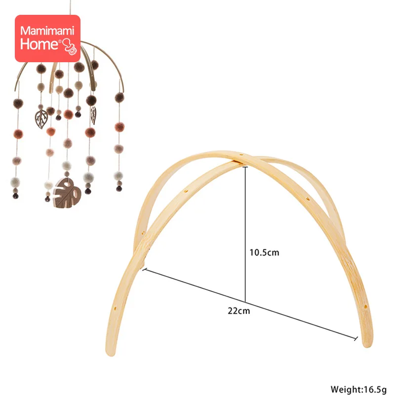 Colgador móvil de madera para cuna – Decoración habitación bebé