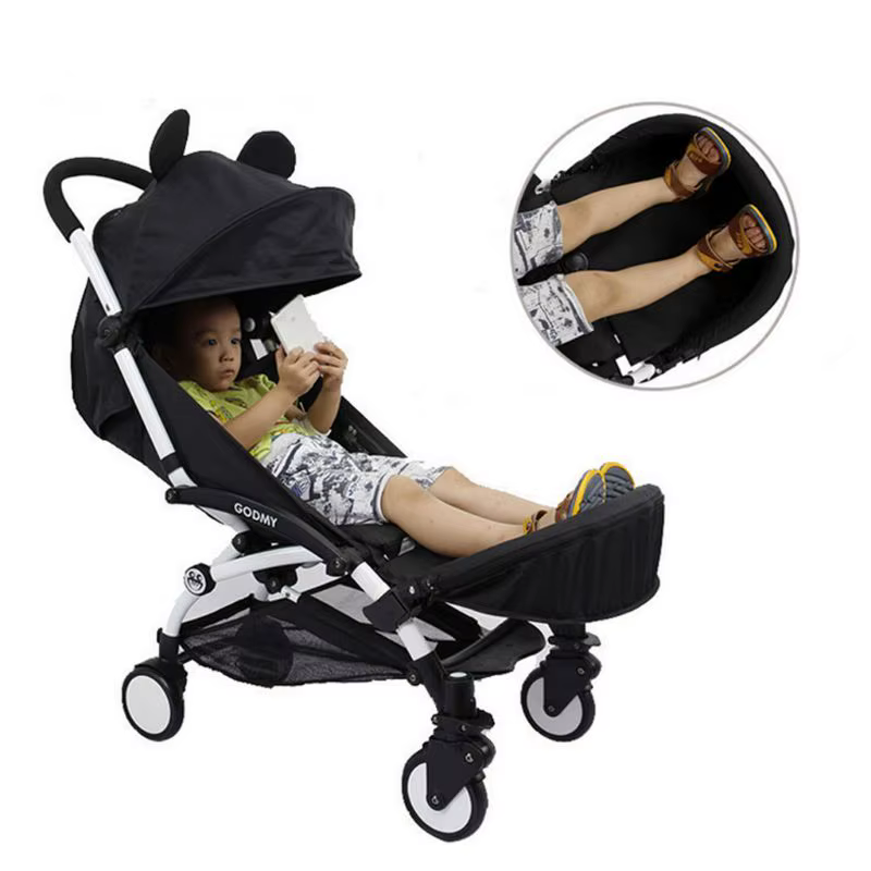 Reposapiés extensible para cochecito de bebé: elevador de pierna - imagen 2