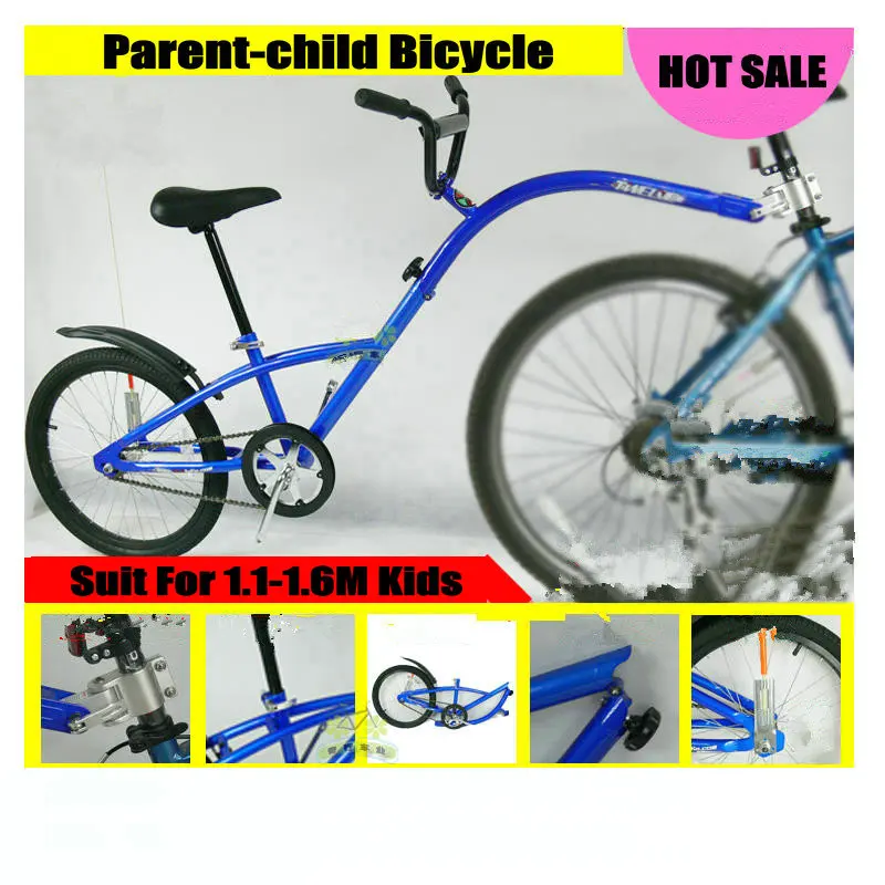 Remolque infantil para bici 20 pulgadas – Tándem ligero de aluminio - imagen 2