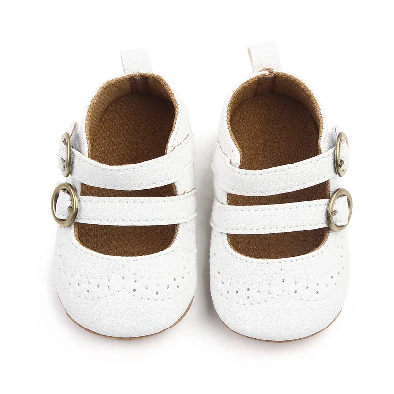 Zapatos antideslizantes de cuna, suela goma para caminantes bebé niña - imagen 3