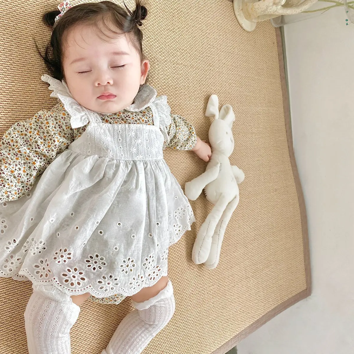 Body encaje floral MILANCEL para niña - Estilo Lolita - imagen 5