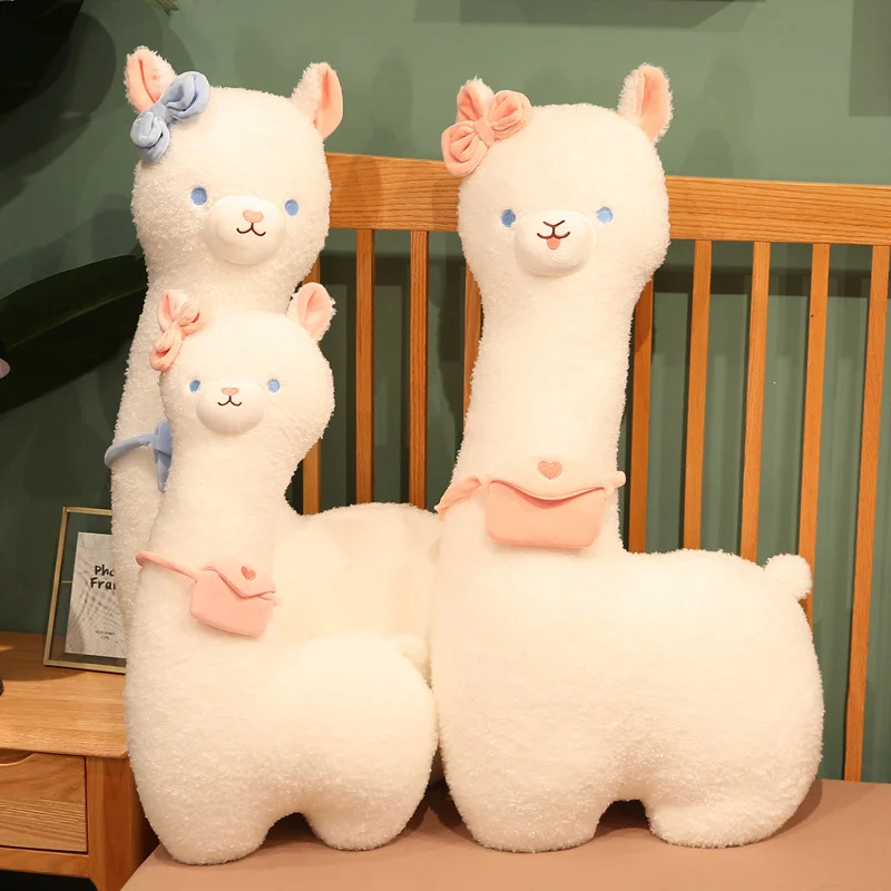 Peluche alpaca tierno en cojín suave infantil - imagen 2