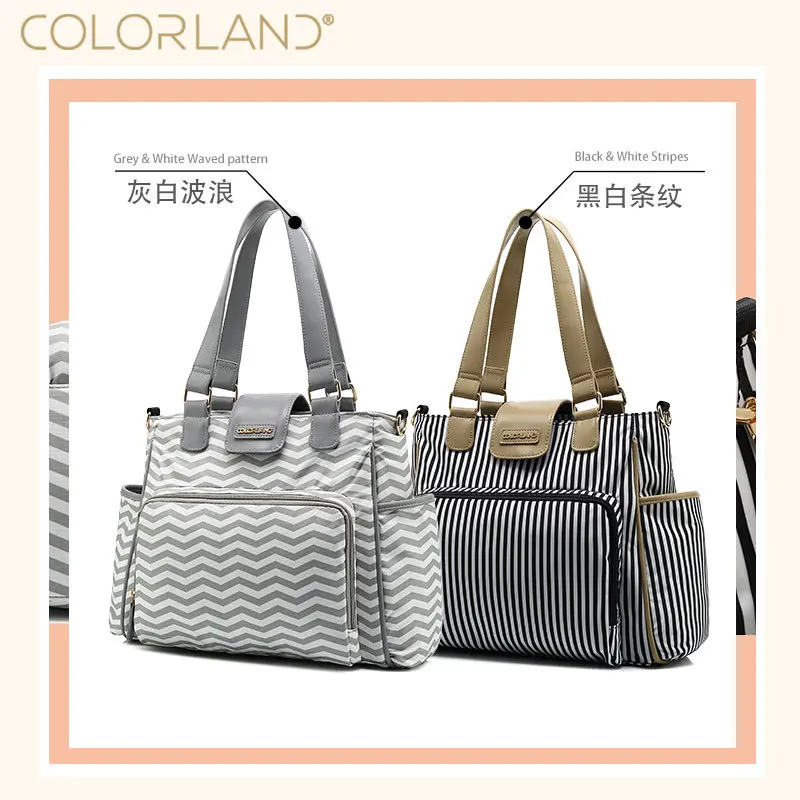 Bolso cambiador impermeable de gran capacidad para cochecito - imagen 3