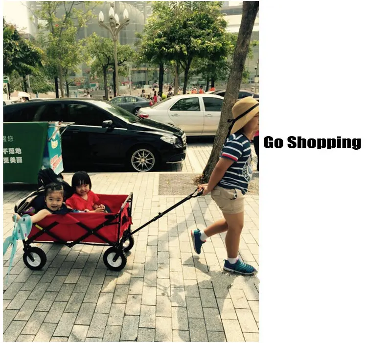 Carrito plegado con bolsa de transporte