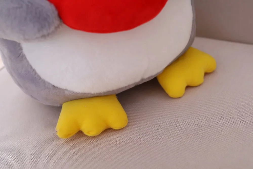 Peluche de pingüino con temática de frutas, ideal para niños