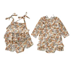 MILANCEL Traje de baño bebé niña estampado limón algodón – Verano