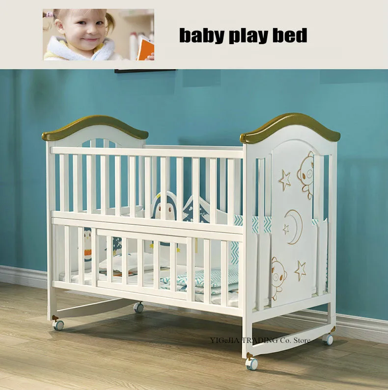 Cuna convertible en cama infantil