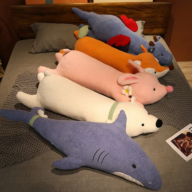 Almohada de peluche Kawaii de zorro diseño completo
