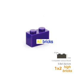 Bloques educativos 1x2 para niños - creativos, compatibles LEGO