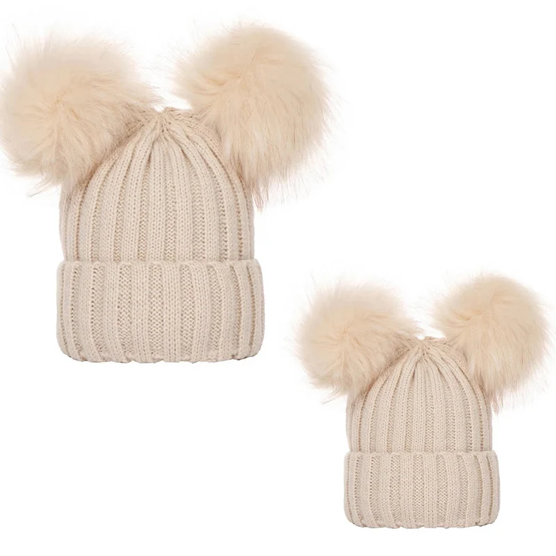 Gorro infantil con pompón para bebés y niños pequeños - imagen 3