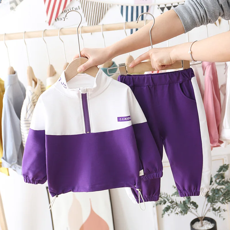 Conjunto chándal de algodón para niños – Chaqueta y pants - imagen 2
