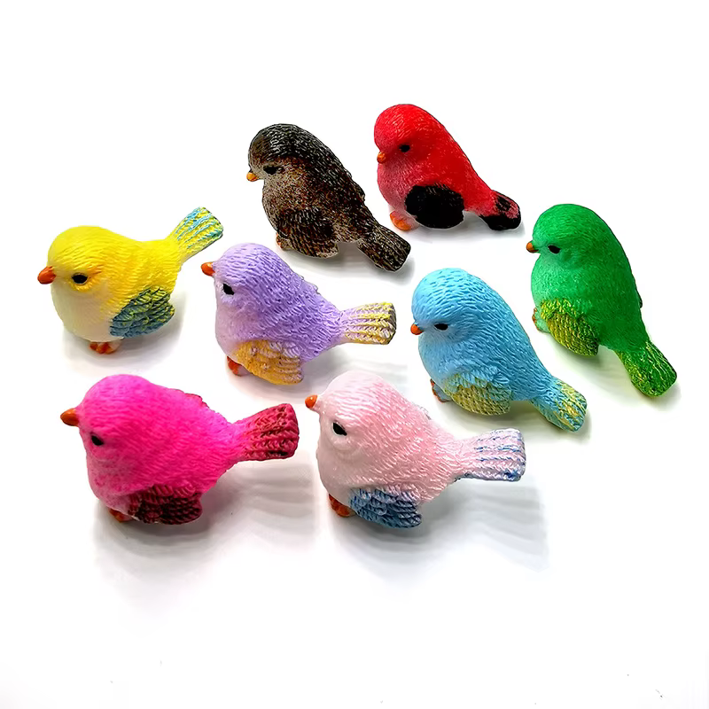 Figura animal de resina para jardín de hadas en miniatura - imagen 4