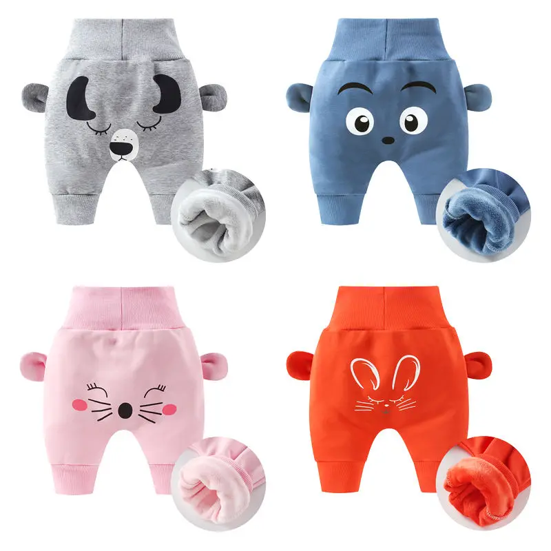 Pantalones de terciopelo con estampado para niños – Cálidos para otoño e invierno - imagen 3