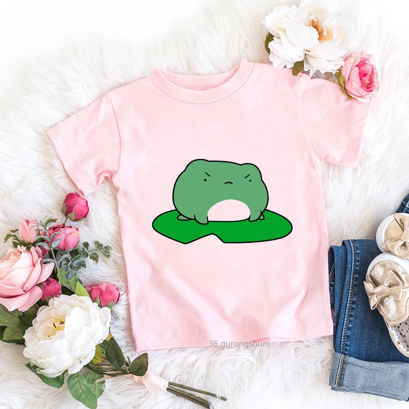 Camiseta rosa con estampado de rana y fruta para bebé - imagen 4
