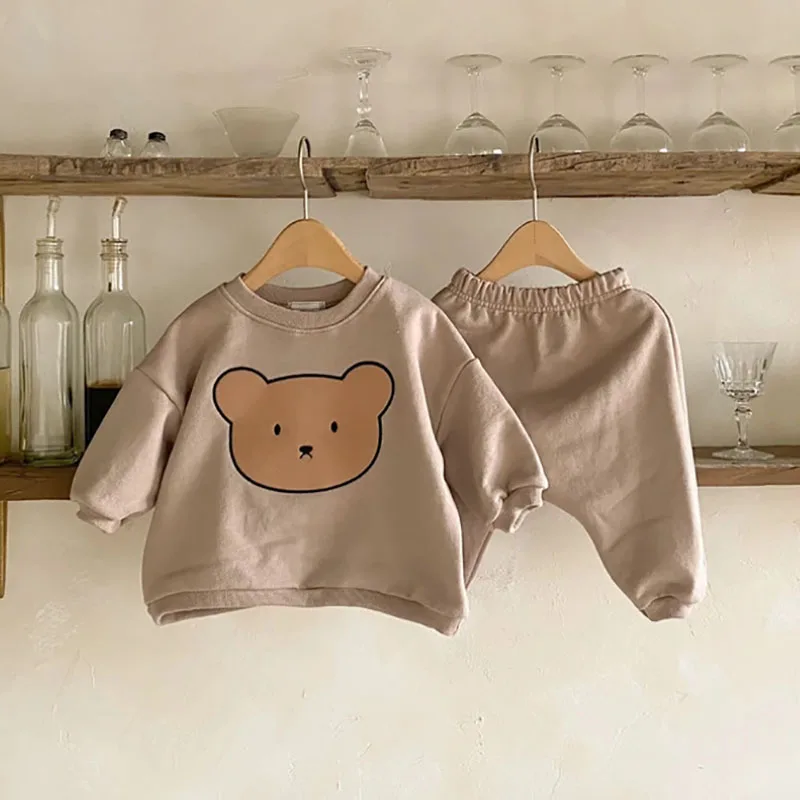 Milancel sudadera con capucha para bebé niña – Estampado oso - imagen 5