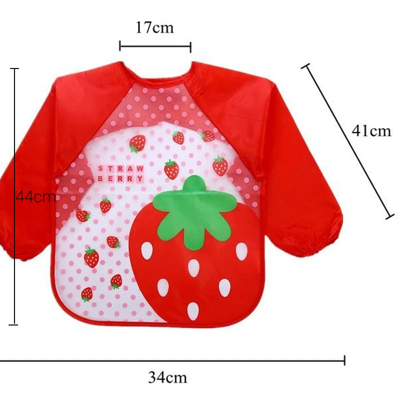 Babero antisalpicaduras impermeable manga larga para bebé alimentación - imagen 2