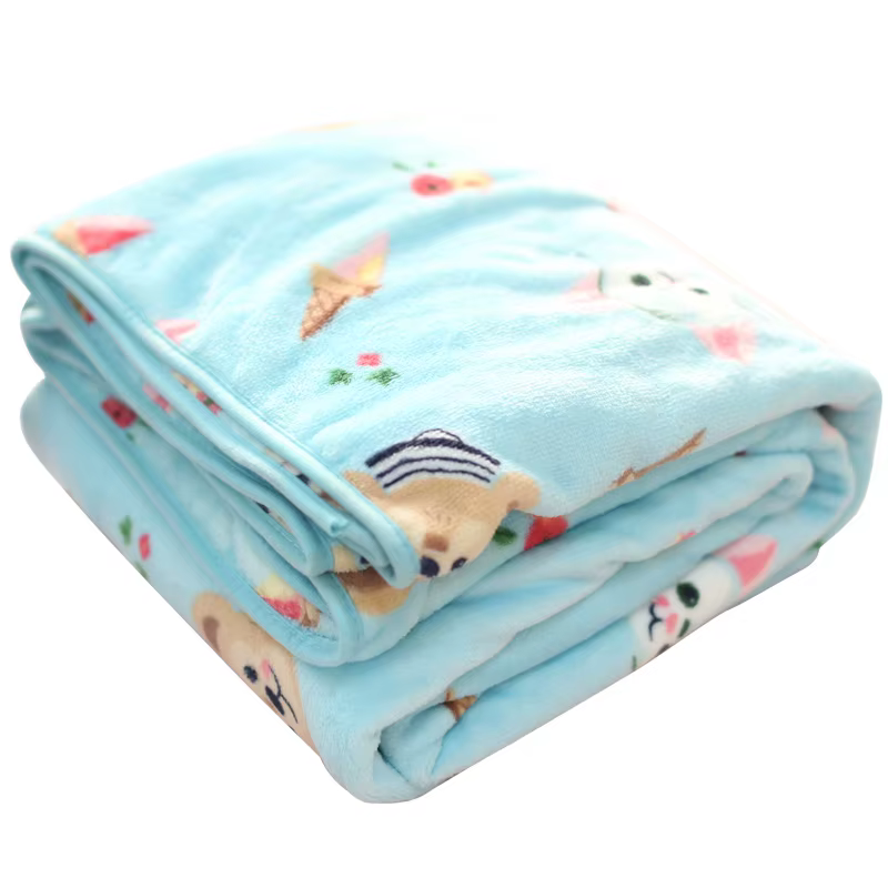 Manta infantil de franela suave - Estilo tierno para sofá y cama - imagen 5