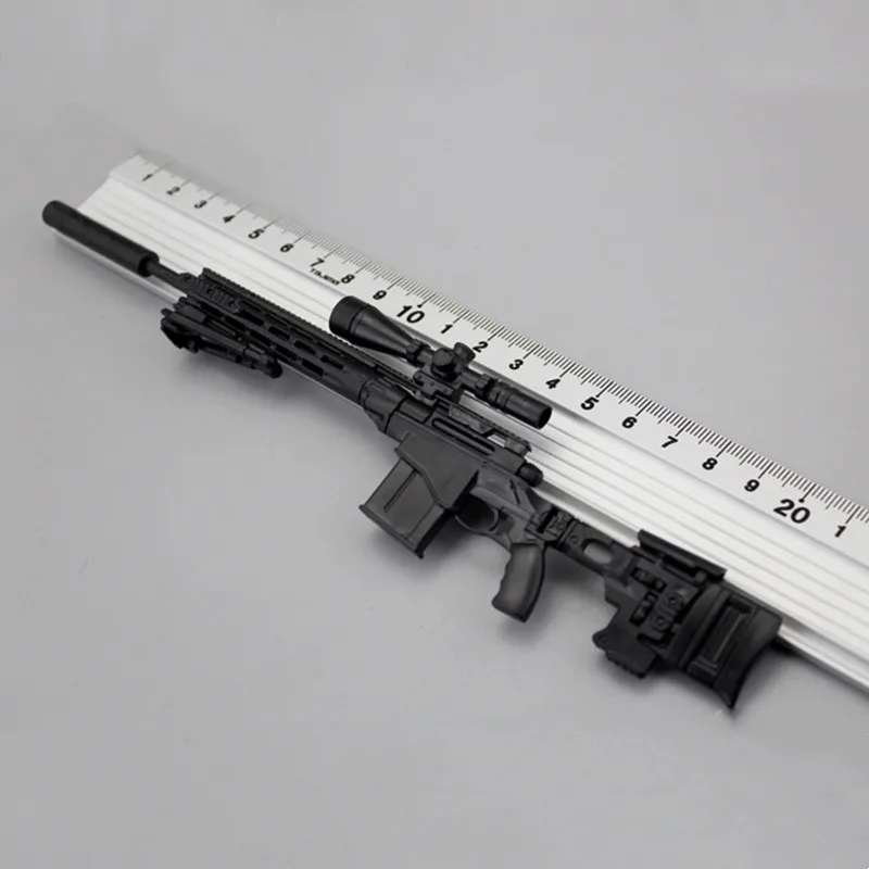 Accesorio rifle francotirador Remington MSR para figuras de soldado