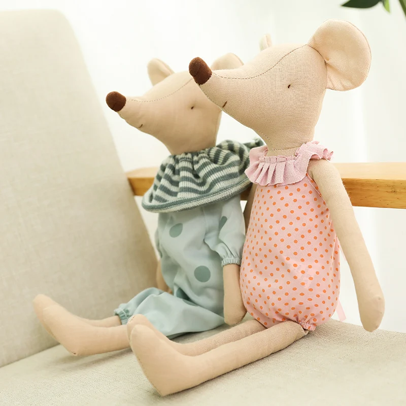 Peluche de ratón suave Kawaii para dormir, regalo cumpleaños - imagen 5