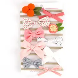 Diademas de flores para bebé – Elástico de nailon con lazo de leopardo