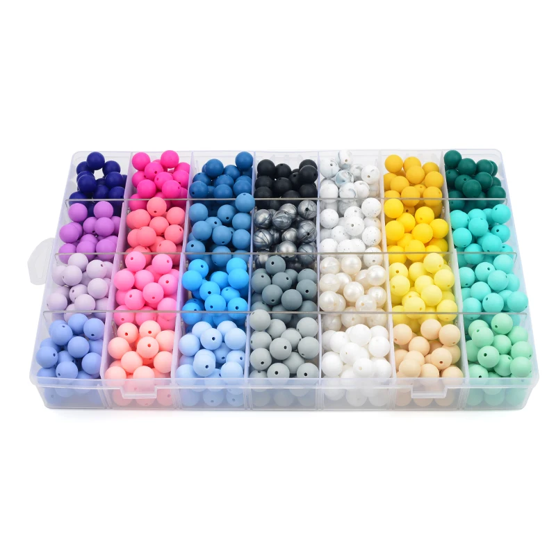 LOFCA collar de dentición con cuentas de silicona para bebé - imagen 4