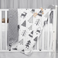 Manta edredón con lunares para cuna de bebé – Invierno y otoño