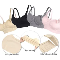 Sujetador de maternidad sin aros para lactation – Suave y transpirable