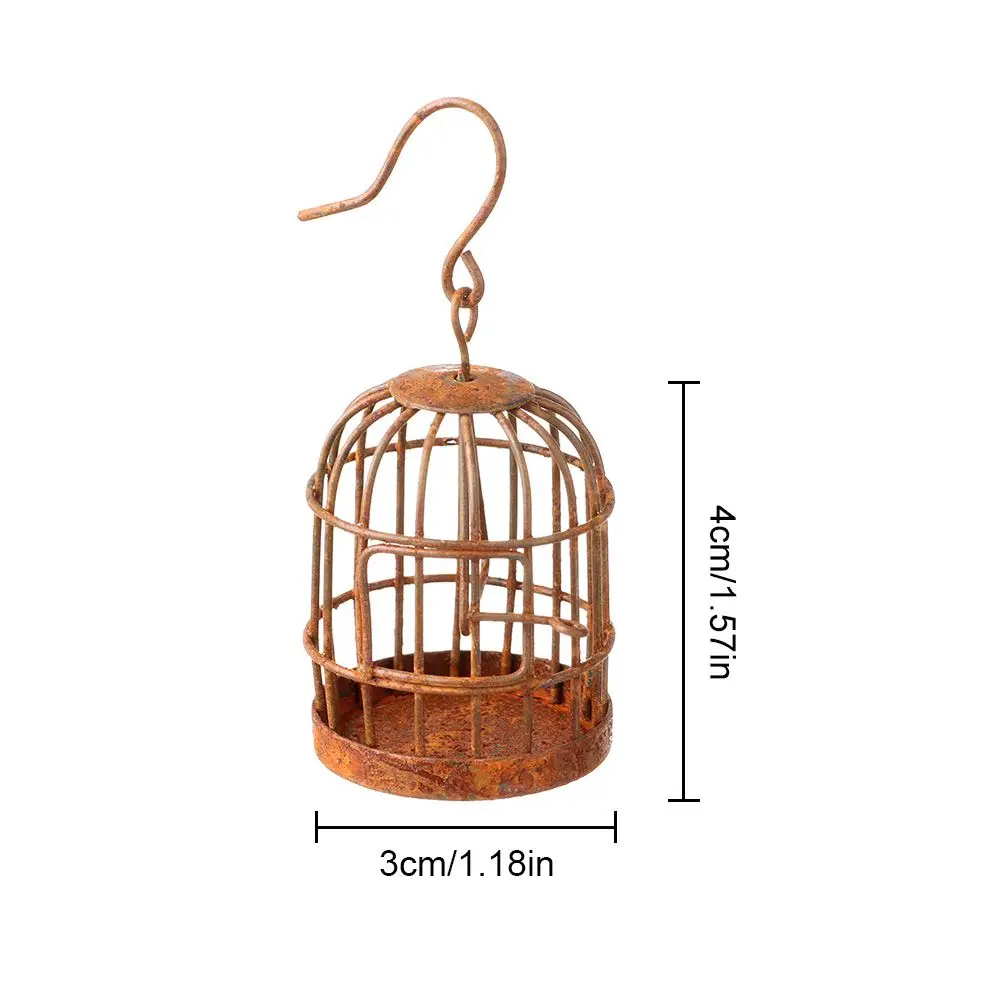 Jaula de pájaros juguete para niños manualidades escala 1:6 - imagen 2