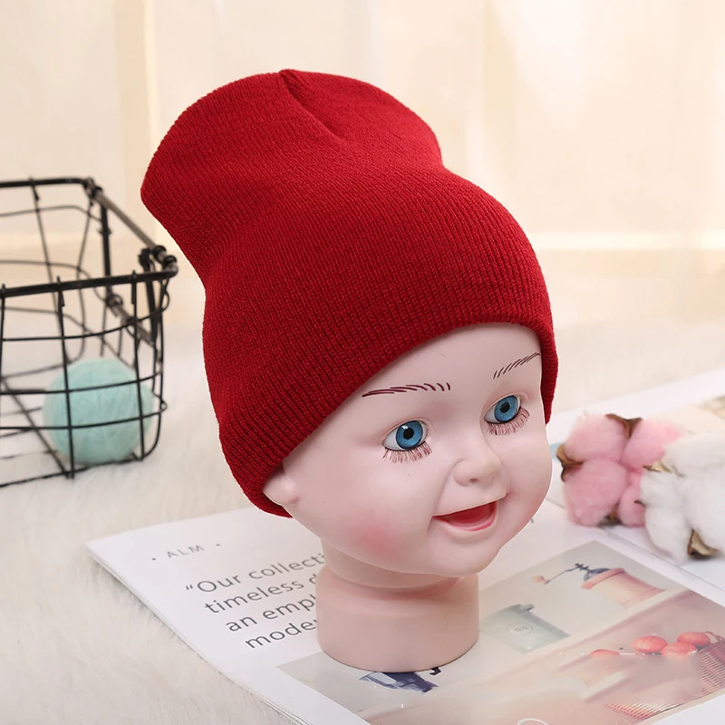 Gorros de punto suaves para bebés y niños – Invierno - imagen 3