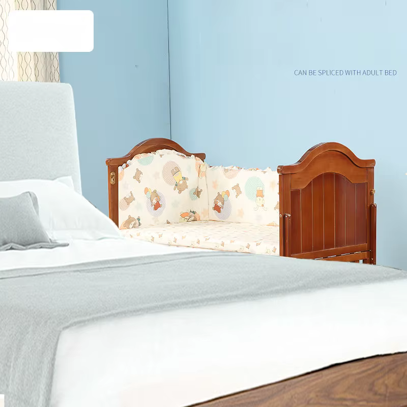 Cuna-cambiador convertible en madera de pino para recién nacido - imagen 3