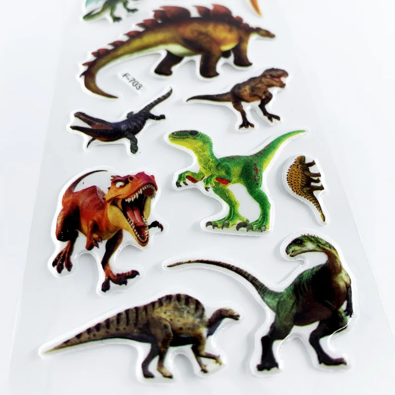 Pegatinas de dinosaurios para niños – adhesivos impermeables - imagen 4