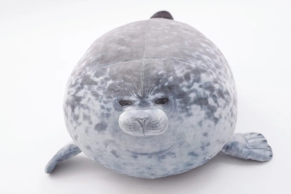 León marino 3D tipo peluche-almohada