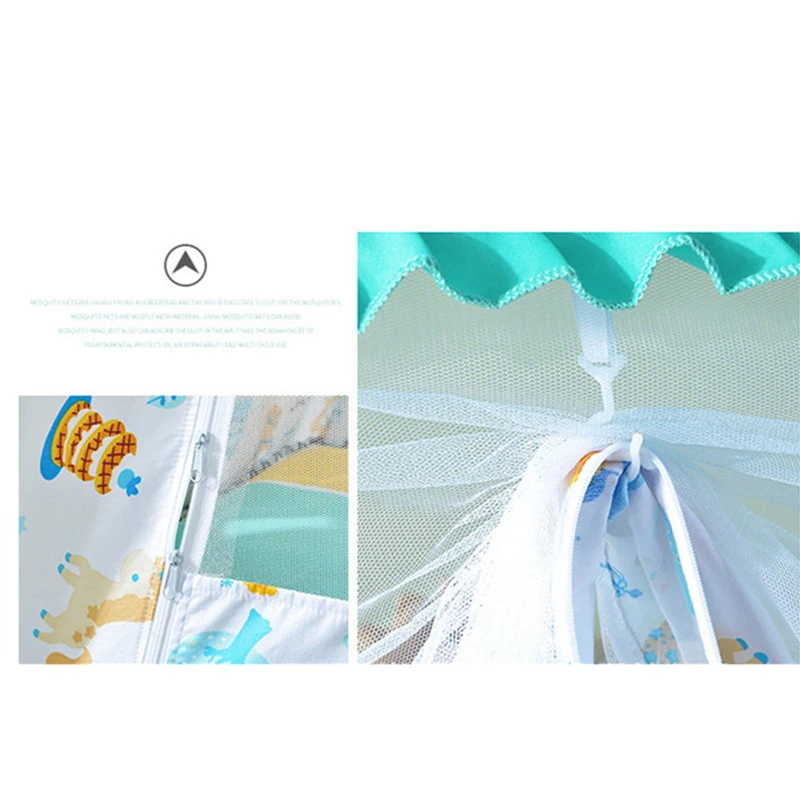 Mosquitera para cama de bebé con dosel anticaída en guardería - imagen 4