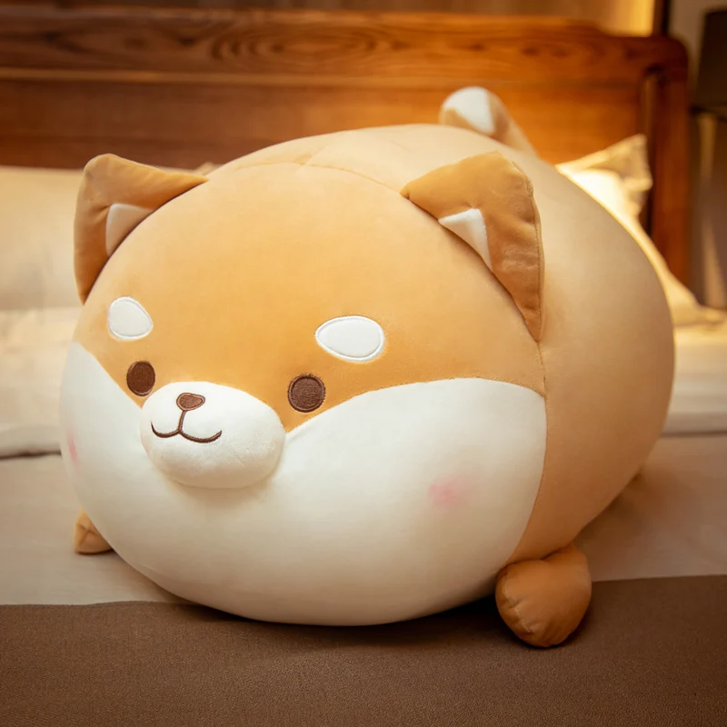 Peluche Shiba Inu regordete vista frontal