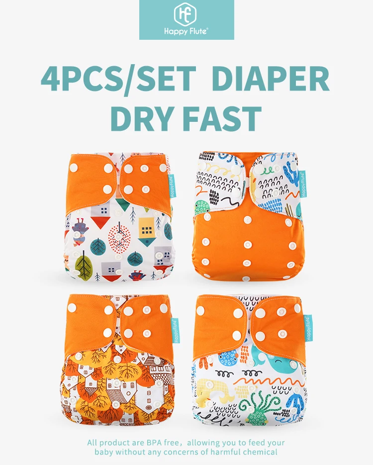 Cubiertas de pañales ajustables para recién nacidos