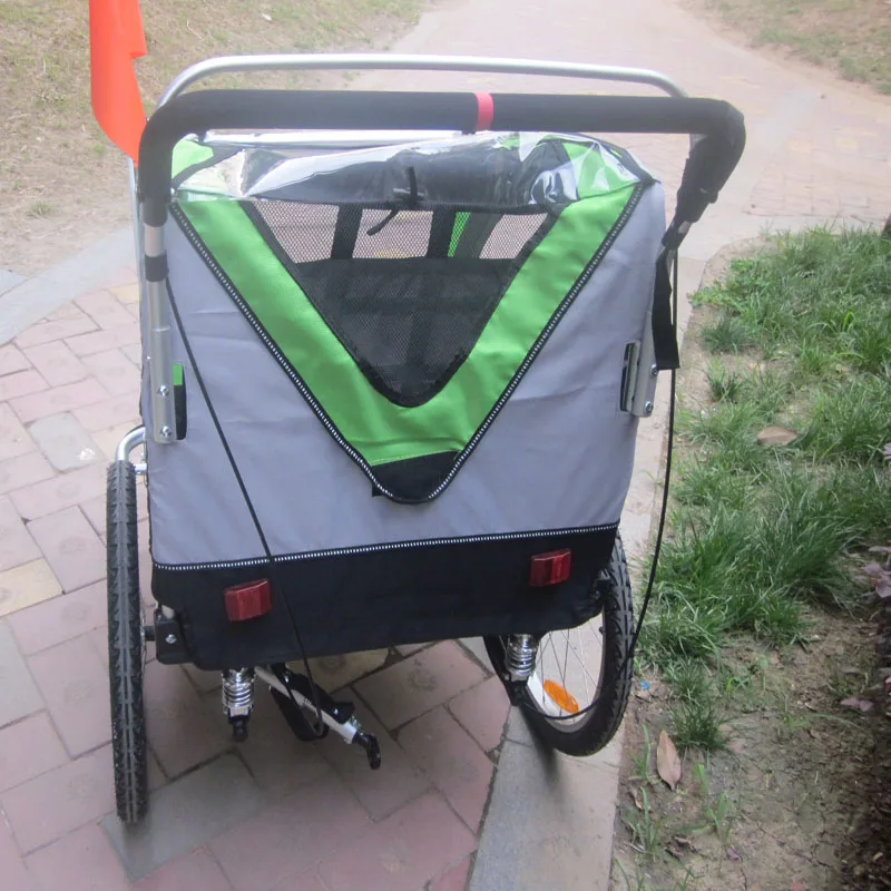 Lovebaby remolque infantil bicicleta con freno de mano y neumáticas - imagen 3