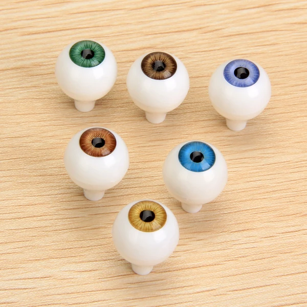 Ojos de muñeca acrílicos redondos para manualidades de niñas - imagen 5