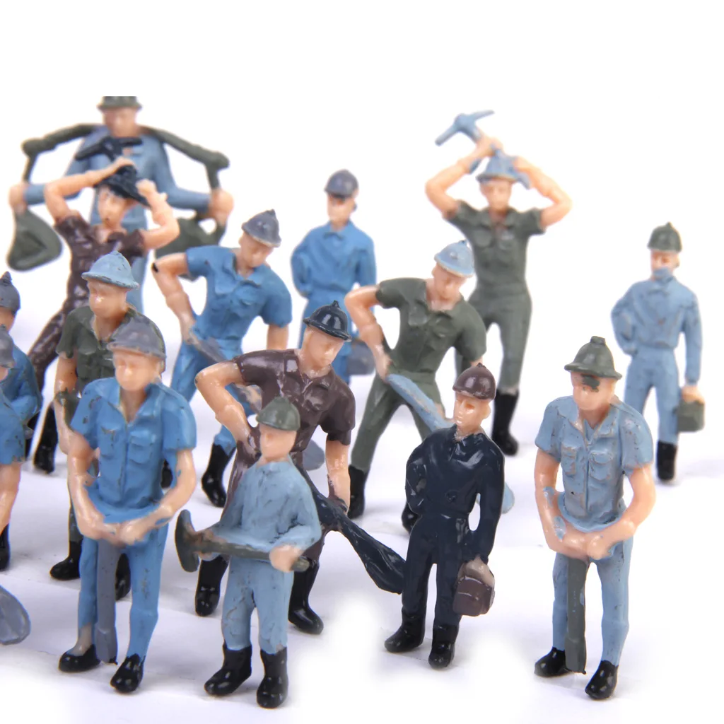 Figuras personal ferroviario para tren de juguete, estilo realista - imagen 4
