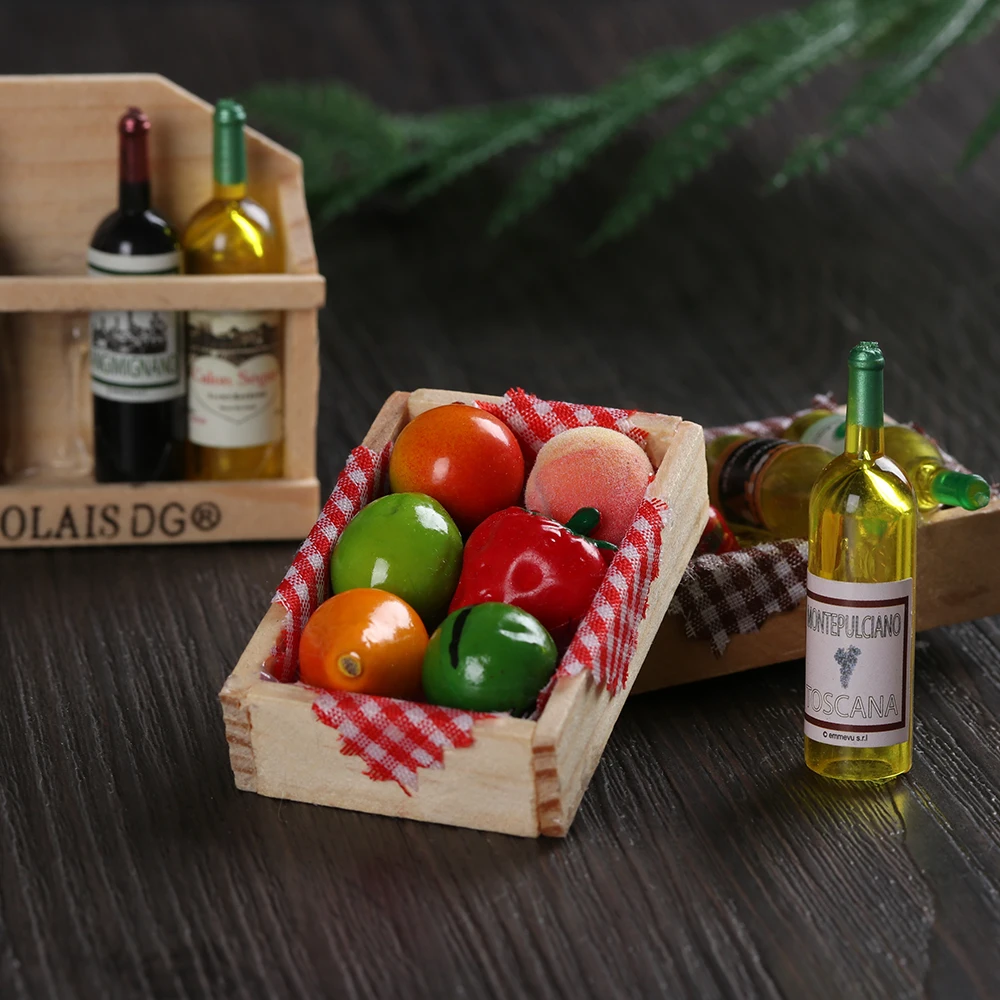 Mini botellas de vino para casa de muñecas - Accesorios de cocina - imagen 3