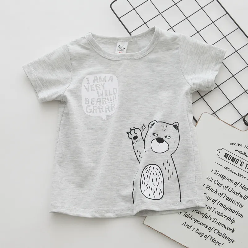 Camiseta algodón orgánico bebé niño manga corta suave y fresca - imagen 5