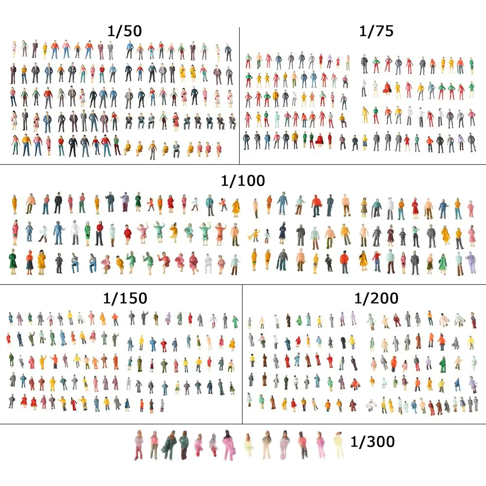 Figuras listas para colocar en maqueta
