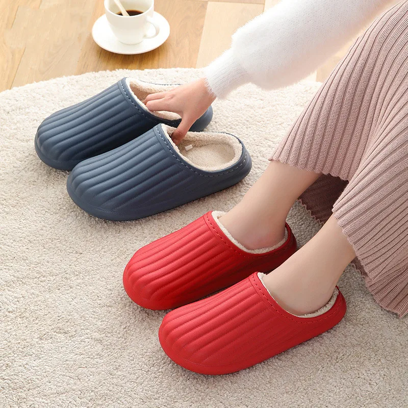 Zapatillas de interior impermeables EVA con plataforma, invierno - imagen 5