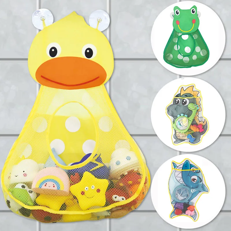 Bolsa de malla con forma de rana y pato