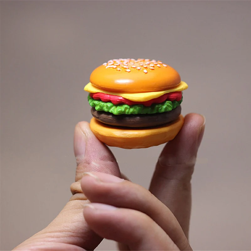 Mini hamburguesas de juguete para casa de muñecas - imagen 2