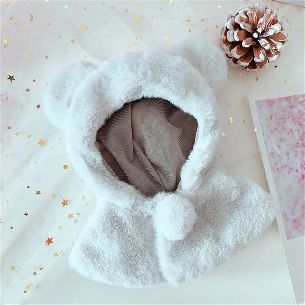 Ropa para muñecas Idol: capa con capucha de oso – hecha a mano - imagen 3