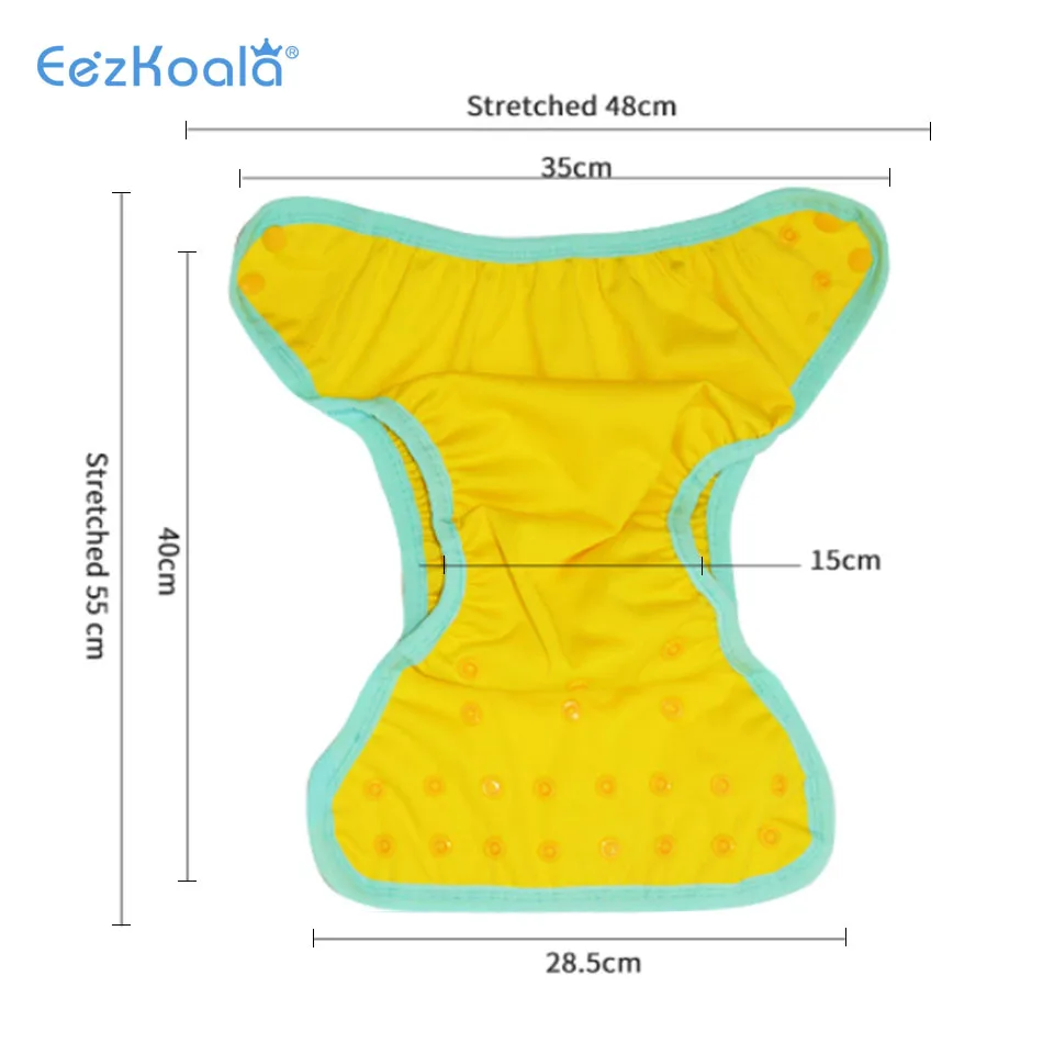 EezKoala cubierta de pañal de tela lavable impermeable para bebé - imagen 3