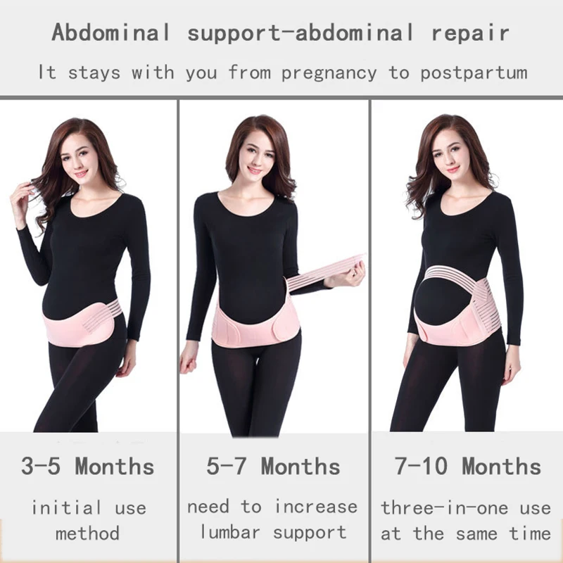 Faja de embarazo con soporte abdominal regulable - imagen 4